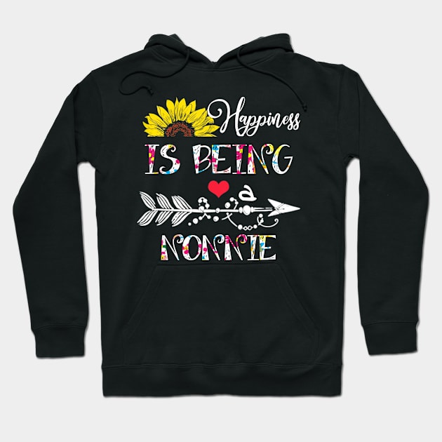 Happiness is being a nonnie mothers day gift Hoodie by DoorTees